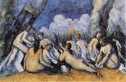 Paul Cezanne Les grandes Baigneuses USA oil painting artist